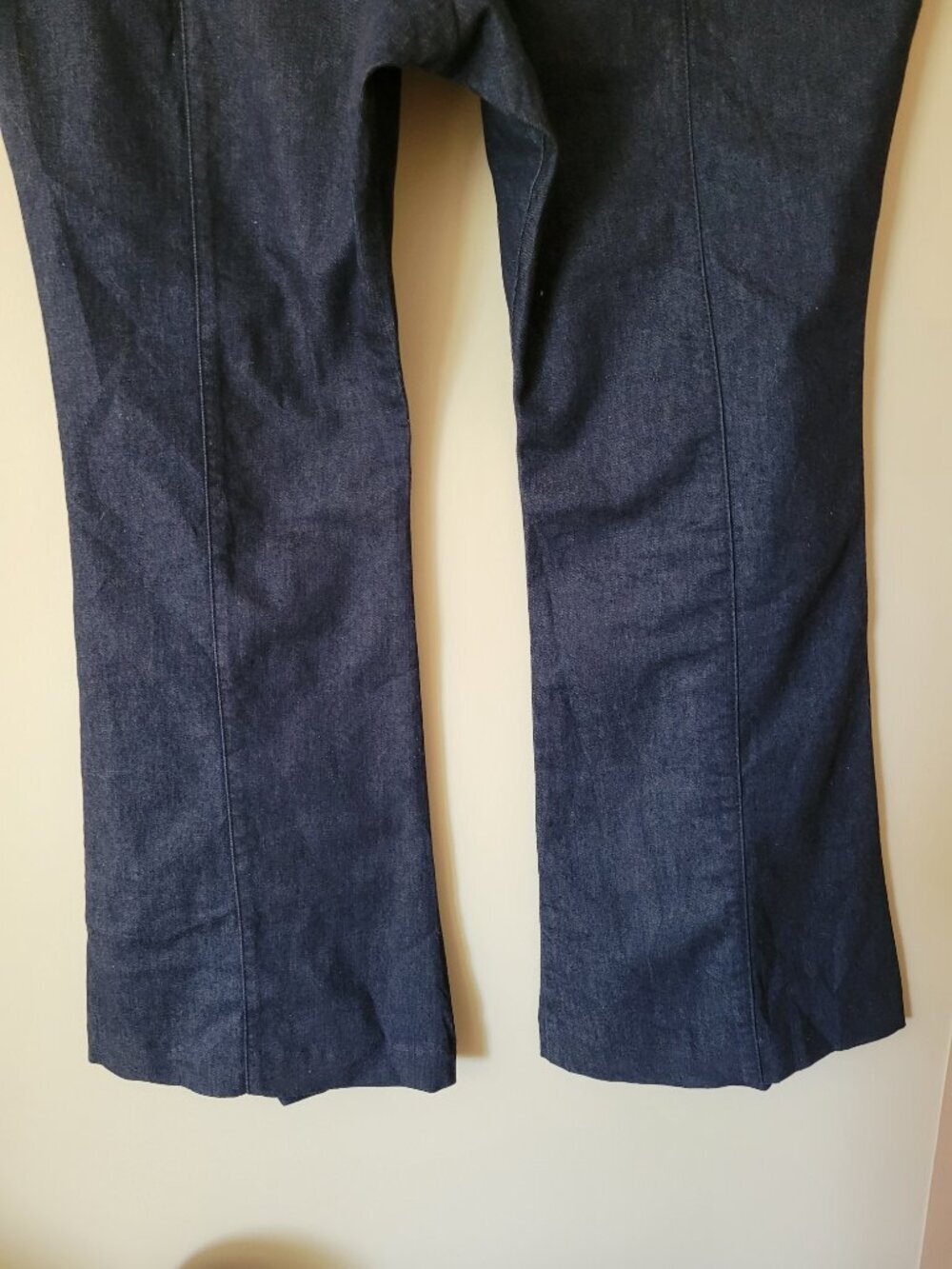 NWT FRAME Le Pixie Pleated High-rise Flared Trouser Jeans Denim Pants Size 34 - Picture 7 of 9